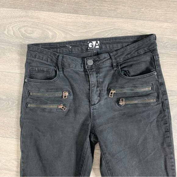 Garage Women’s Jeans High Rise Waist Jegging Stretch Denim Zipper Black Size 5 - Picture 5 of 10